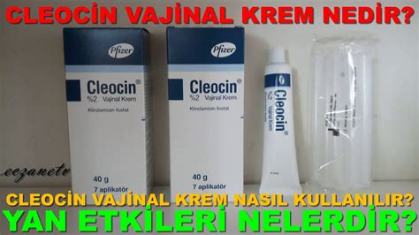 cleocin krem nasıl kullanılır